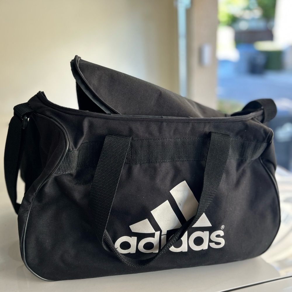Adidas Black Duffel Bag